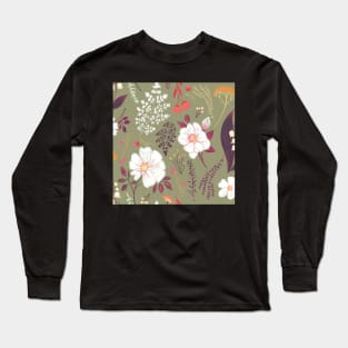 Garden florals and herbs Long Sleeve T-Shirt